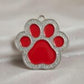 Paw Spark Red ID Tag