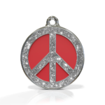 Peace Spark Red ID Tag