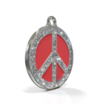 Peace Spark Red ID Tag