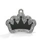 Queen Spark Black ID Tag