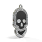 Skull Spark Black ID Tag