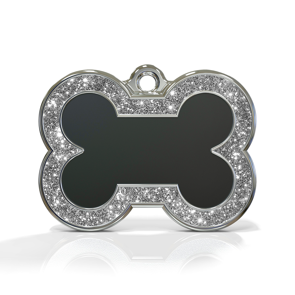 Bone Spark Black ID Tag