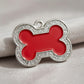 Bone Spark Red ID Tag