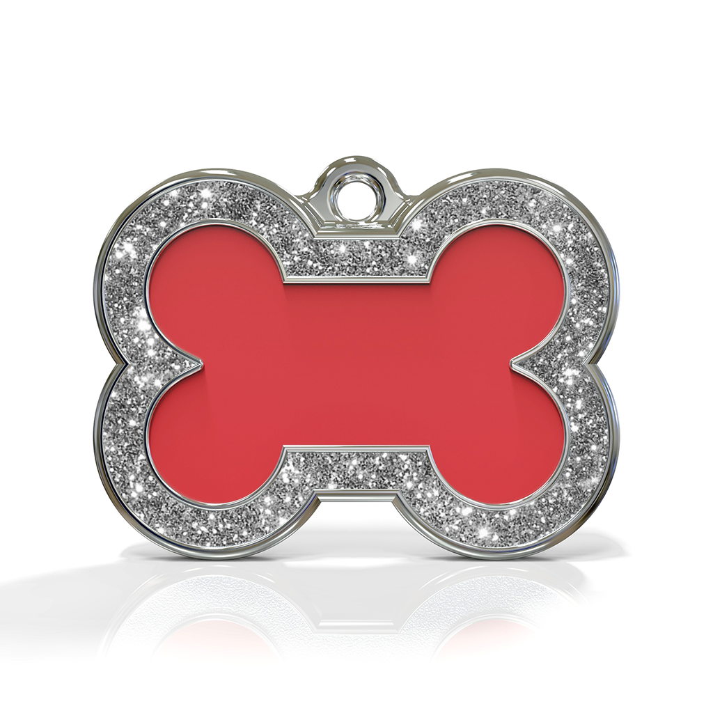 Bone Spark Red ID Tag