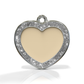 Heart Spark Cream ID Tag