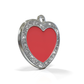 Heart Spark Red ID Tag