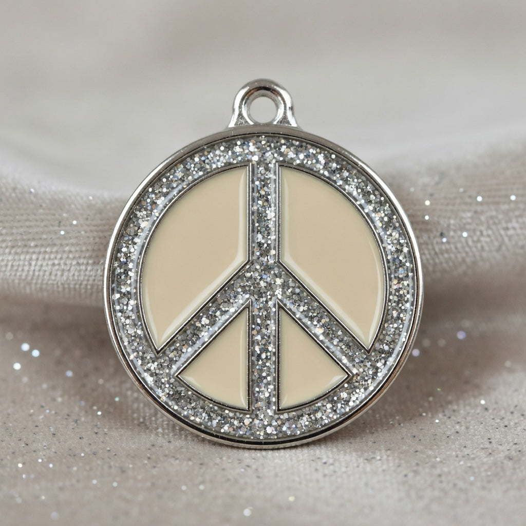Peace Spark Cream ID Tag