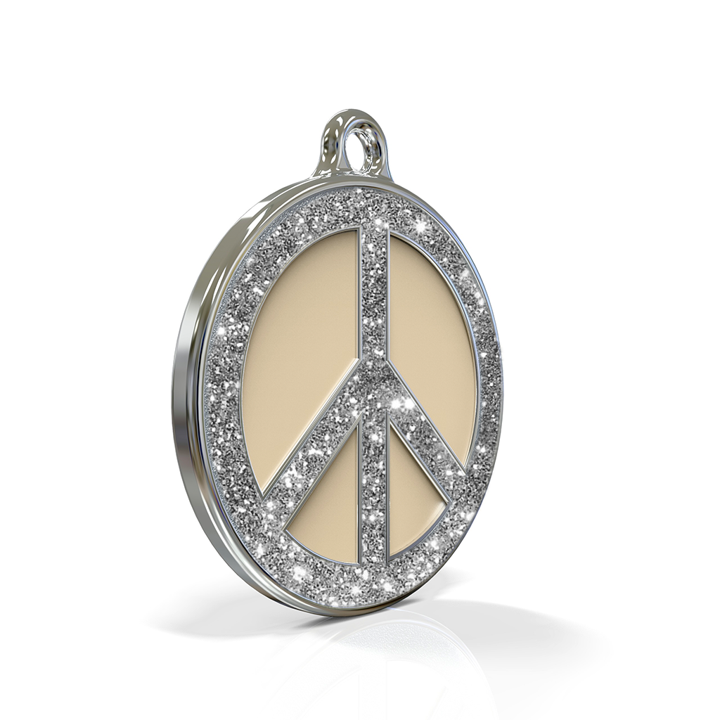 Peace Spark Cream ID Tag