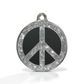 Peace Spark Black ID Tag