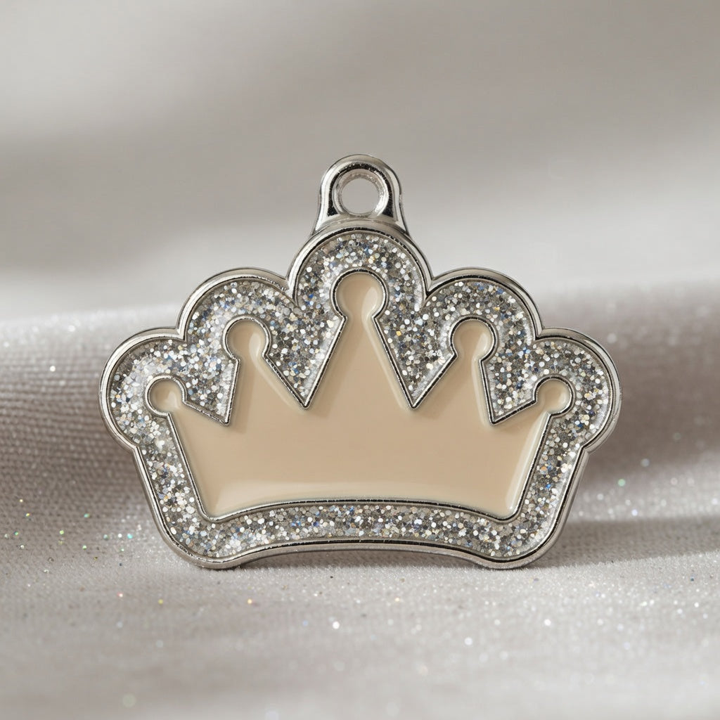Queen Spark Cream ID Tag