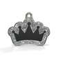 Queen Spark Black ID Tag