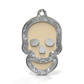 Skull Spark Cream ID Tag
