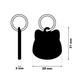 TAGiDOG Akita Inu Dog ID Tag dimensions, 28 mm wide and 31 mm high, 3 mm thickness