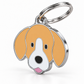TAGiDOG Beagle Dog ID Tag, angled view