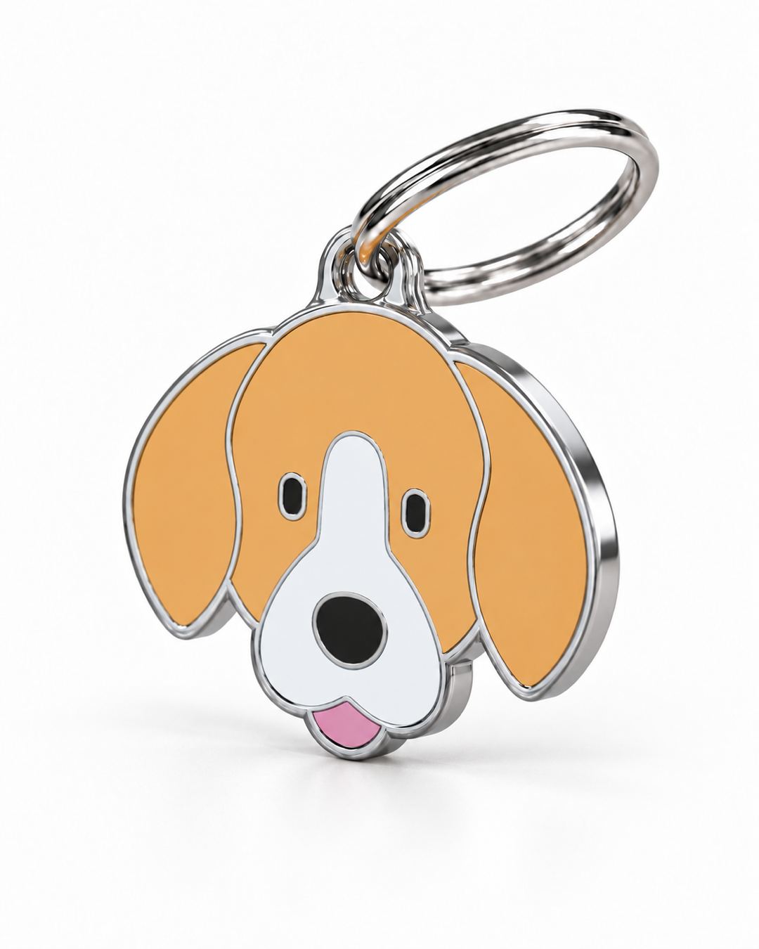 TAGiDOG Beagle Dog ID Tag, angled view