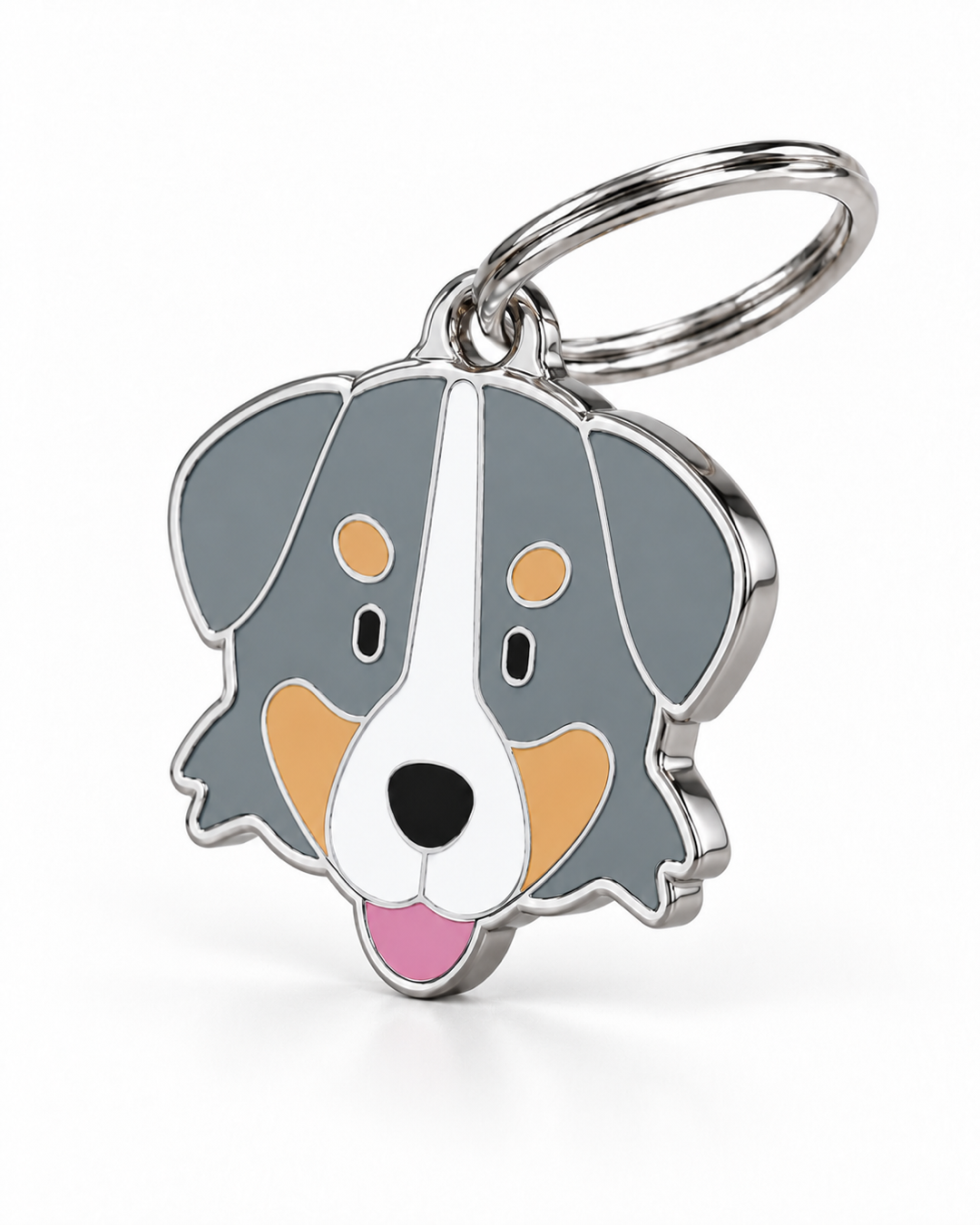 TAGiDOG Bernese Mountain Dog ID Tag, angled view