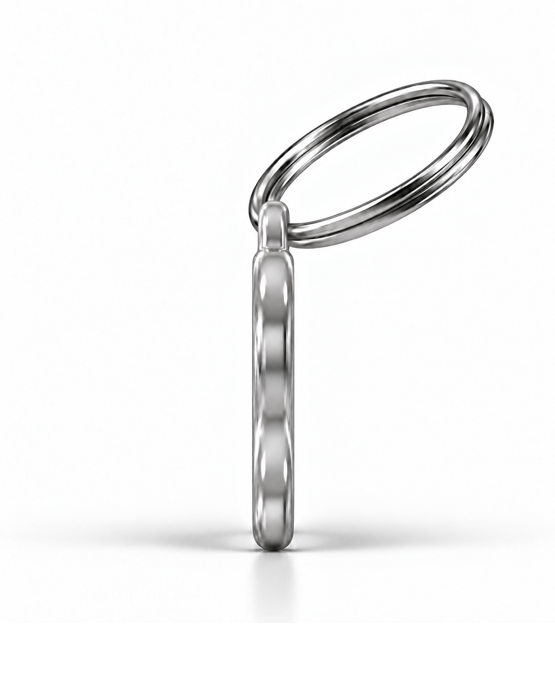 TAGiDOG Bianconeri Jersey ID Tag side profile showing tag thickness and split ring