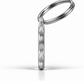 TAGiDOG Bone Bubblepop ID Tag side profile showing tag thickness and split ring