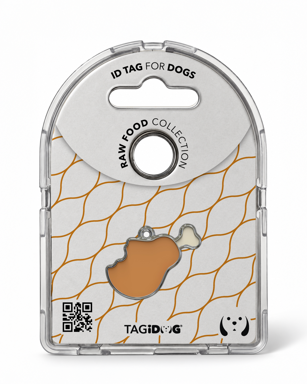 TAGiDOG Chicken ID Tag in retail packaging