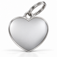 TAGiDOG Classic Heart ID Tag dog ID tag, front view on white
