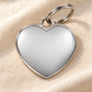 TAGiDOG Classic Heart ID Tag dog ID tag on light linen