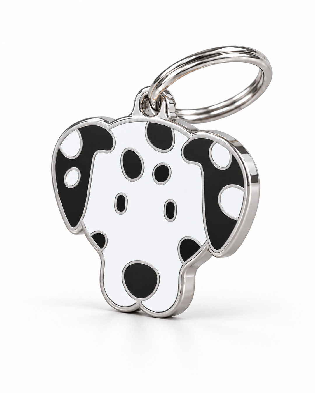 TAGiDOG Dalmatian Dog ID Tag, angled view