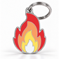 TAGiDOG Emoji Blaze dog ID tag, front view on white
