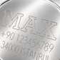 TAGiDOG Alphabet Letter I - ID Tag personalised engraving close-up example
