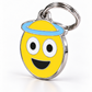 TAGiDOG Emoji Good Boy dog ID tag, angled view