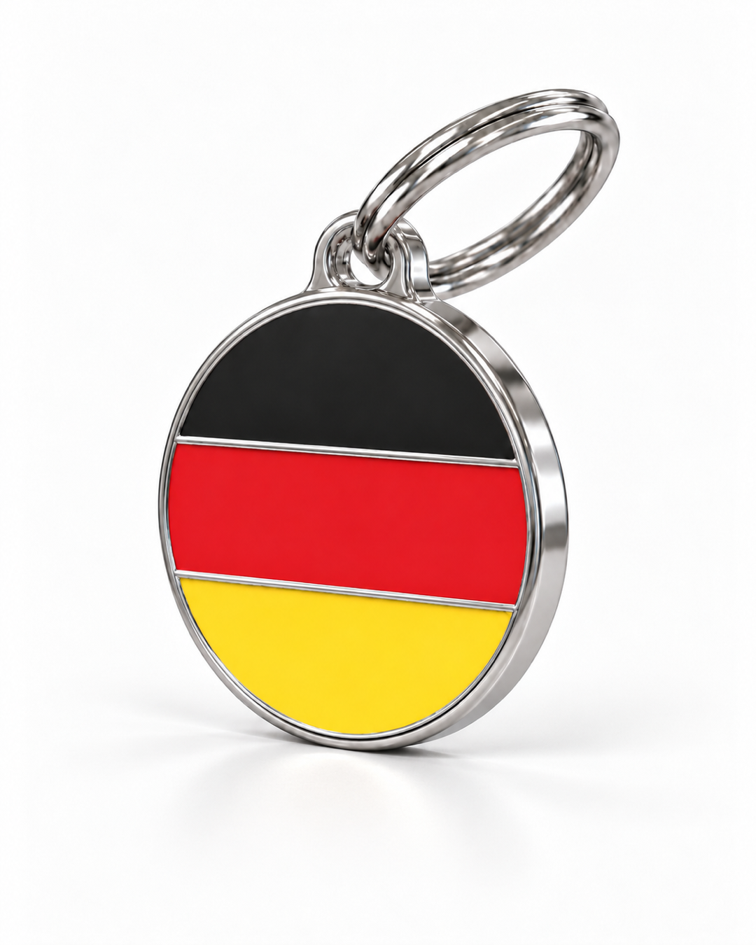 TAGiDOG Flag Germany ID Tag dog ID tag, angled view