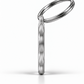 TAGiDOG Flag United States ID Tag side profile showing tag thickness and split ring