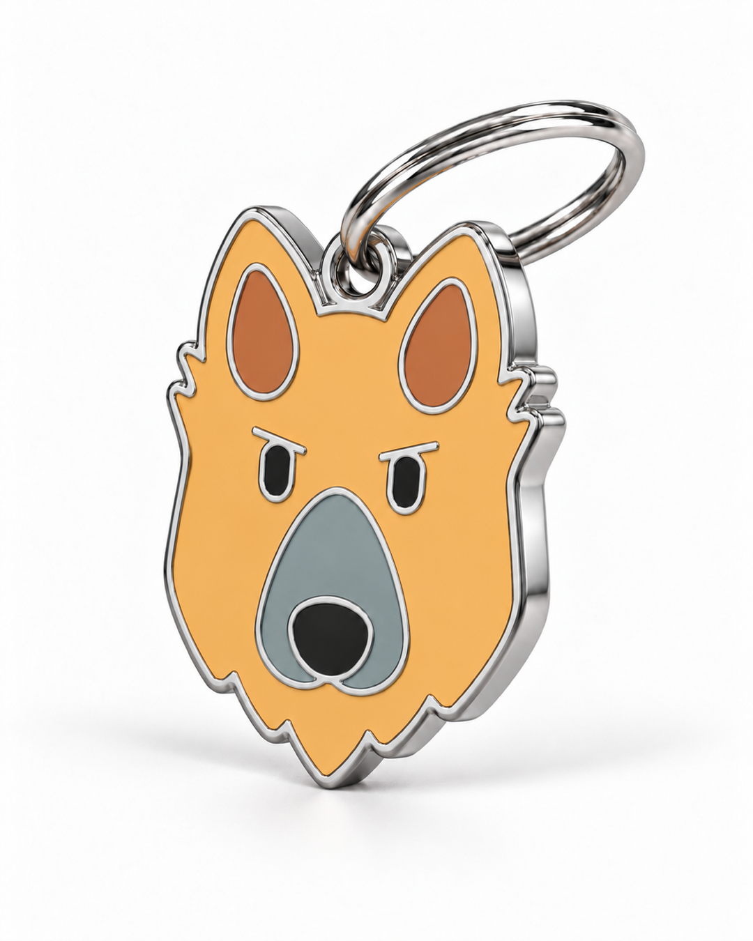 TAGiDOG German Shepherd Dog ID Tag, angled view