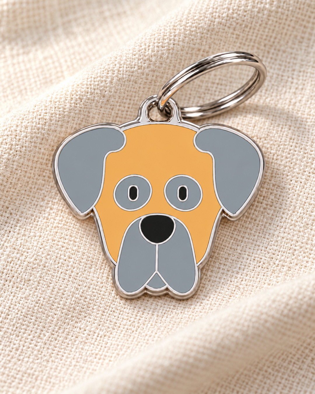 TAGiDOG Great Dane Dog ID Tag on light linen