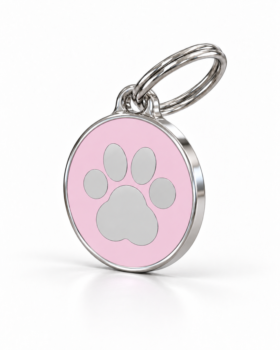 TAGiDOG Icon Paw Ballet ID Tag dog ID tag, angled view