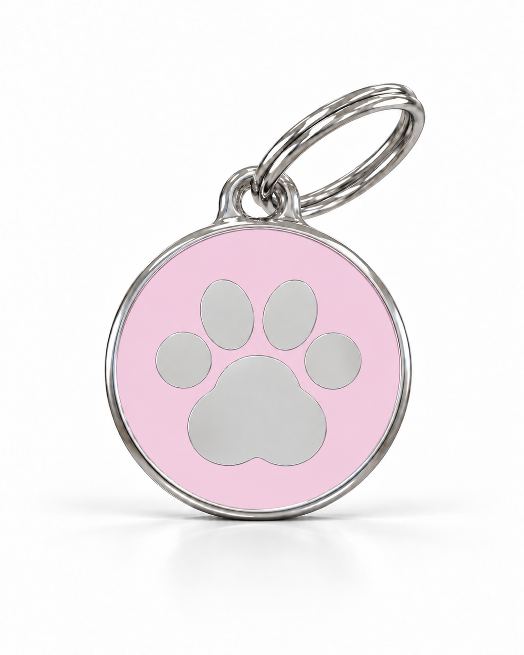 TAGiDOG Icon Paw Ballet ID Tag dog ID tag, front view on white