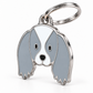 TAGiDOG Japanese Chin Dog ID Tag, angled view