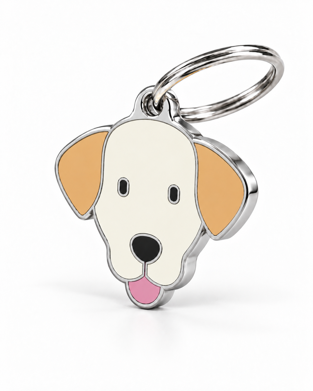 TAGiDOG Labrador Retriever Dog ID Tag, angled view
