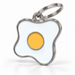 TAGiDOG Morning Bulls Eye ID Tag dog ID tag, angled view