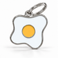 TAGiDOG Morning Bulls Eye ID Tag dog ID tag, front view on white