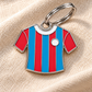 TAGiDOG Munich Jersey ID Tag on light linen