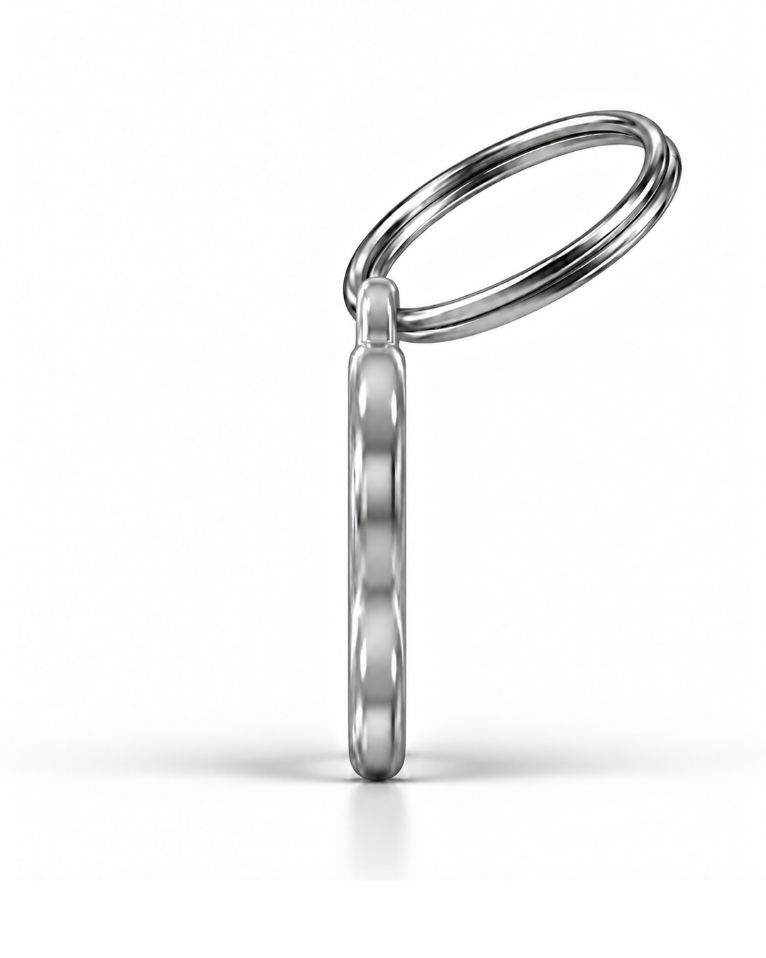 TAGiDOG Munich Jersey ID Tag side profile showing tag thickness and split ring