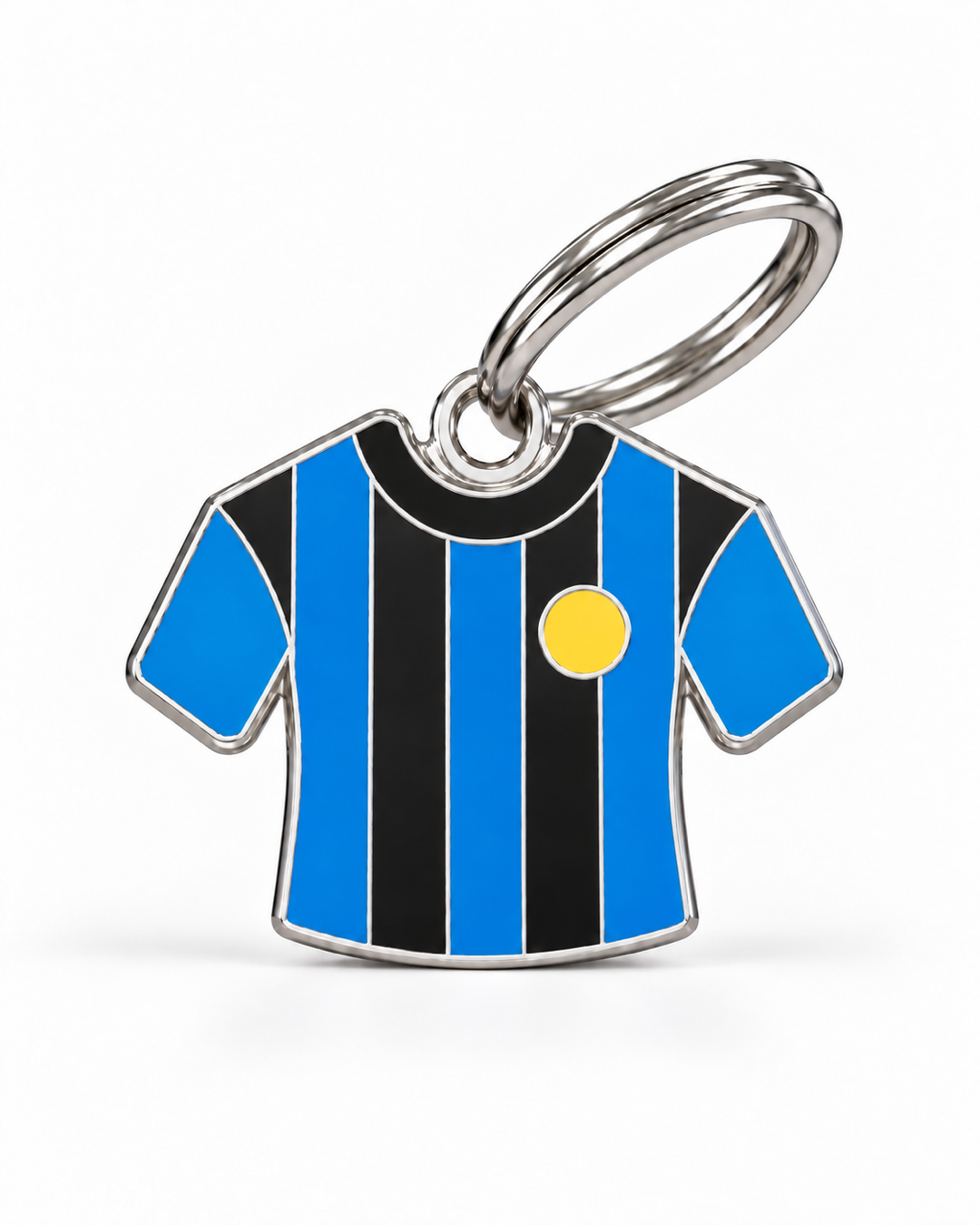 TAGiDOG Nerazzuri Jersey ID Tag dog ID tag, front view on white