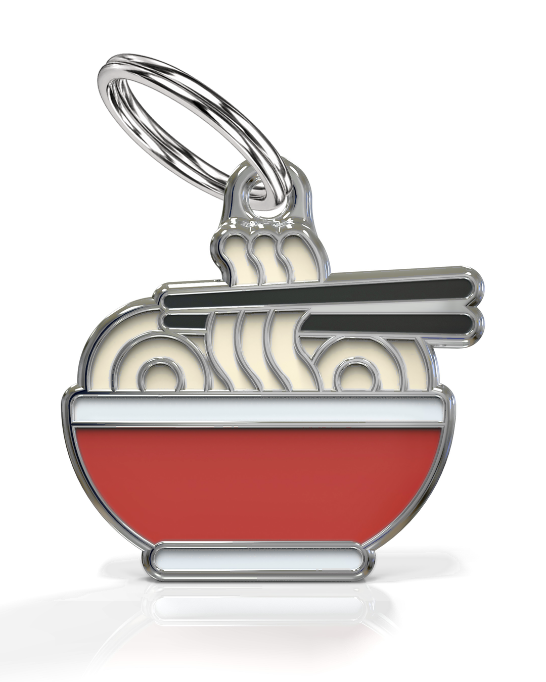 TAGiDOG Noodle ID Tag dog ID tag, front view on white