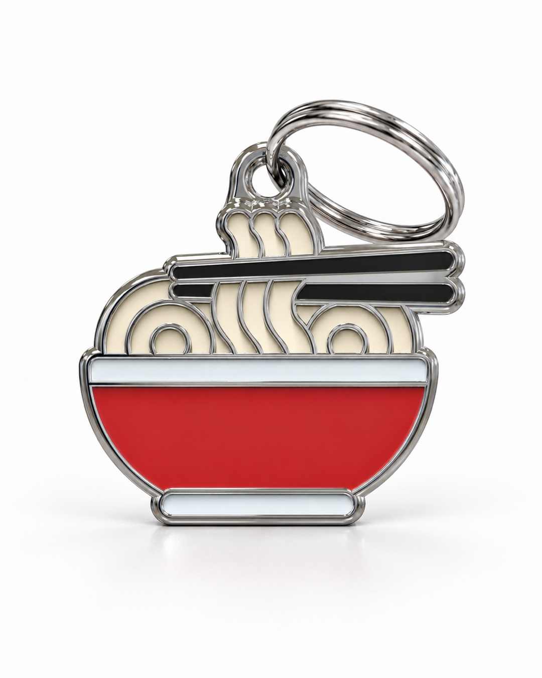 TAGiDOG Noodle ID Tag dog ID tag, front view on white