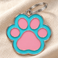 TAGiDOG Paw Bubblepop ID Tag dog ID tag on light linen
