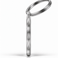 TAGiDOG Paw Bubblepop ID Tag side profile showing tag thickness and split ring