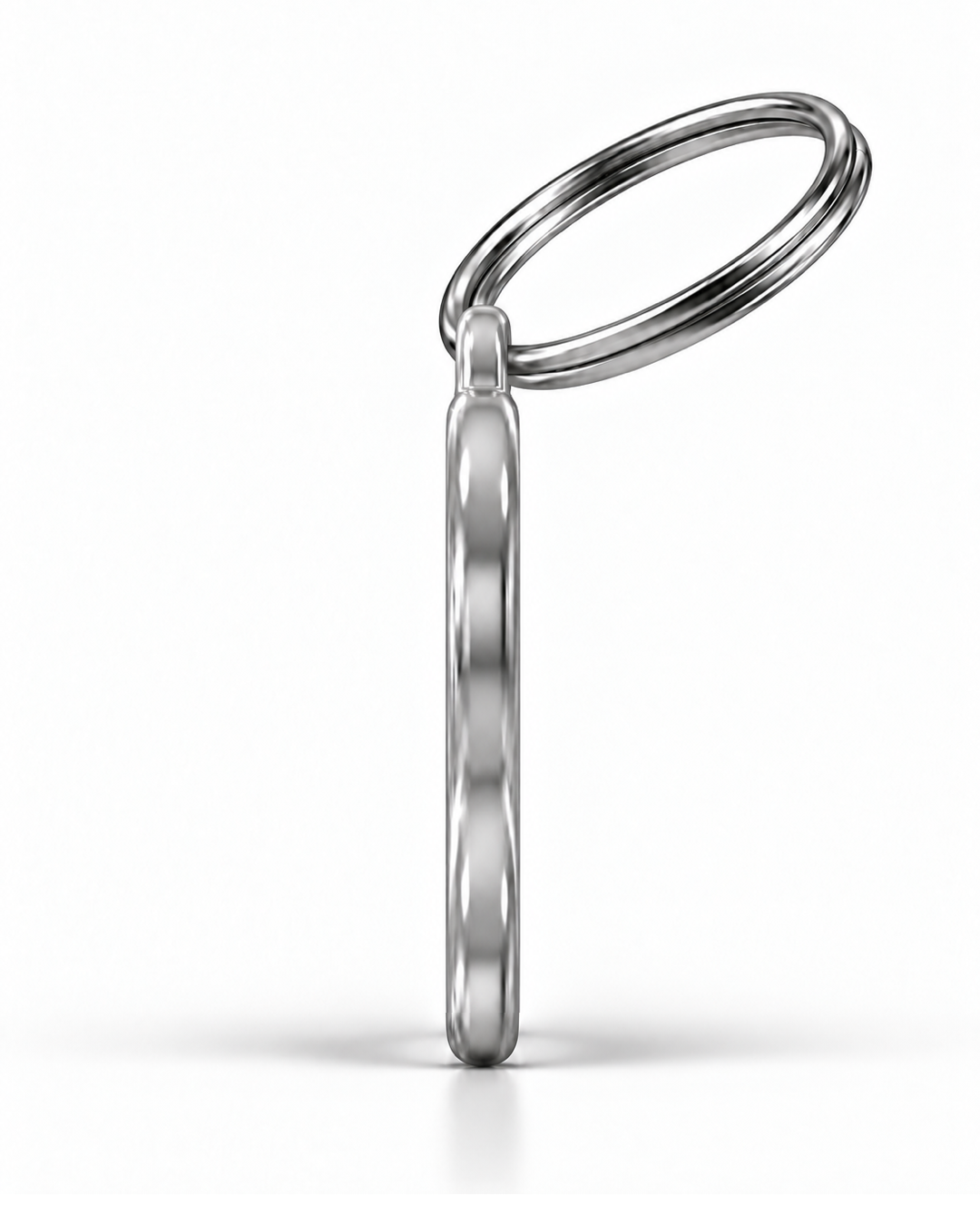 TAGiDOG Paw Bubblepop ID Tag side profile showing tag thickness and split ring