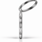 TAGiDOG Peace Bubblepop ID Tag side profile showing tag thickness and split ring