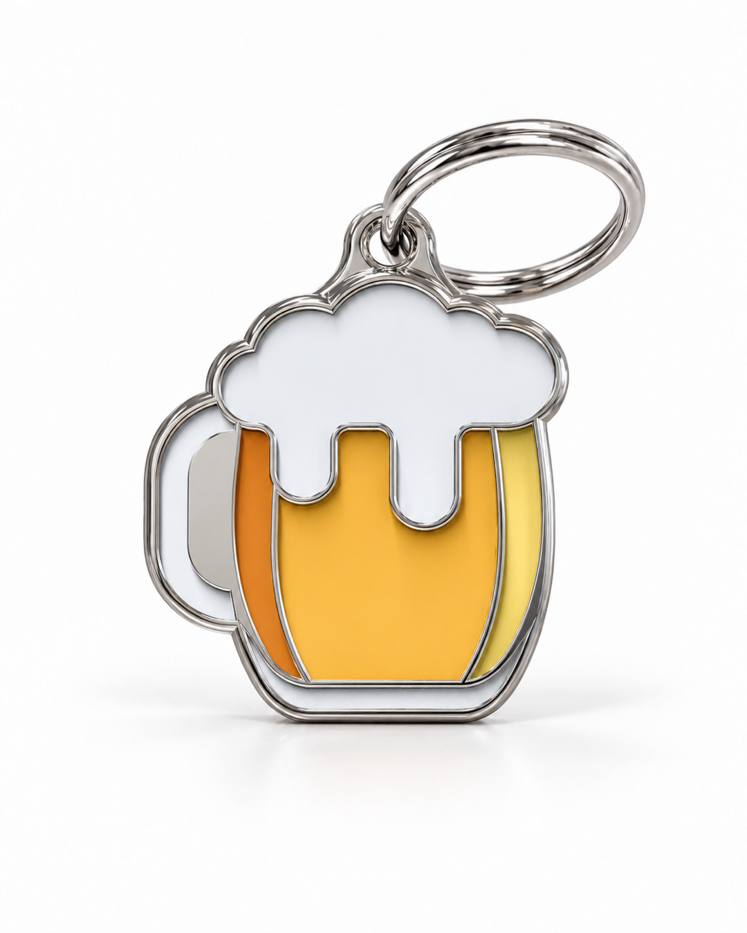 TAGiDOG Pilsner Beer ID Tag dog ID tag, front view on white