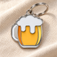 TAGiDOG Pilsner Beer ID Tag dog ID tag on light linen